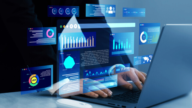 3d online analytics platform visual