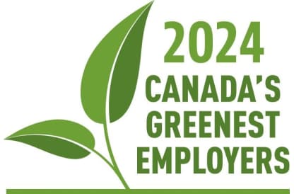 Canada's Greenest Employers 2024 award logo