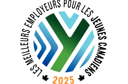 Canada's top employers for young people 2025 award logo