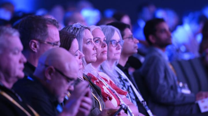 Crowd of people at OpenText World