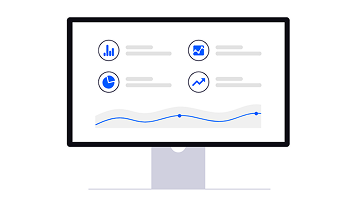 a graph on a dashboard