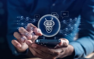 person on smartphone