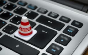 close up image of a laptop keyboard
