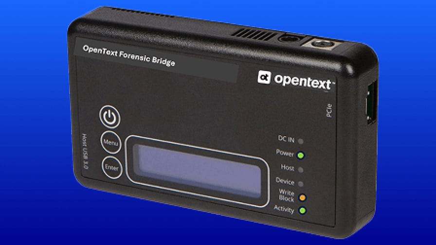 A picture of the physical hardware for OpenText Forensic Equipment.