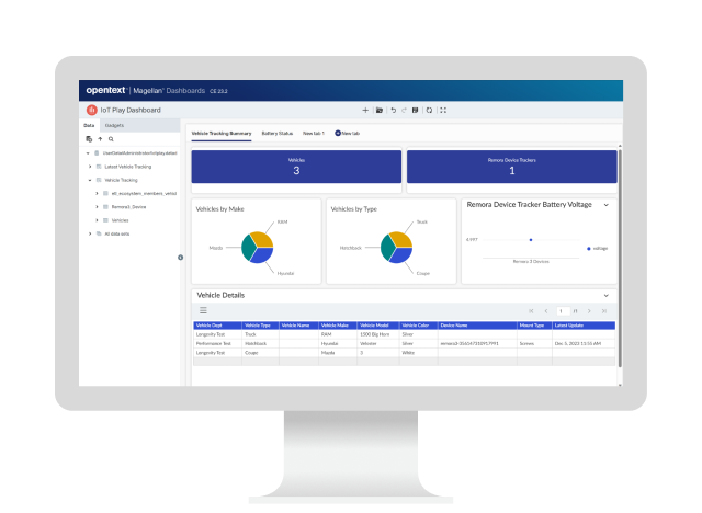 OpenText Core Product Traceability Service on a platform