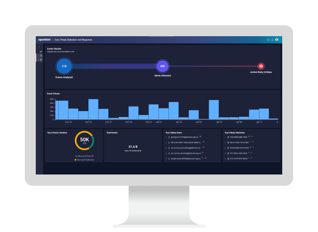 OpenText Core Threat Detection and Response application