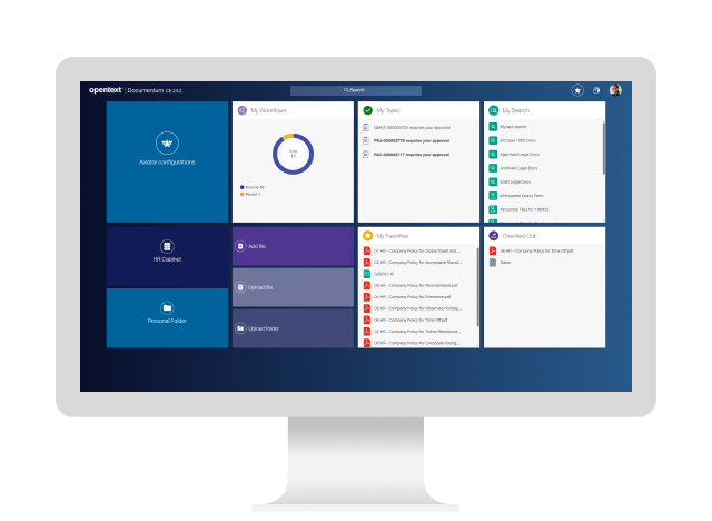 OpenText Documentum Content Management UI