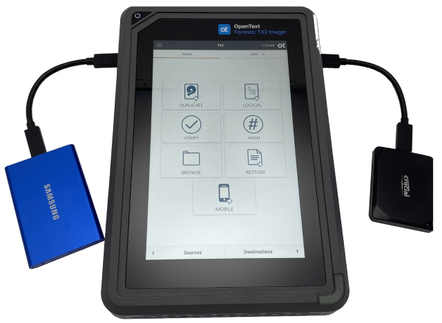 Digital forensic hardware tool.