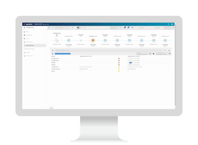 OpenText Identity Manager running on a computer