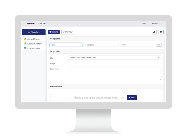 Secure Cloud Fax | OpenText Core Fax