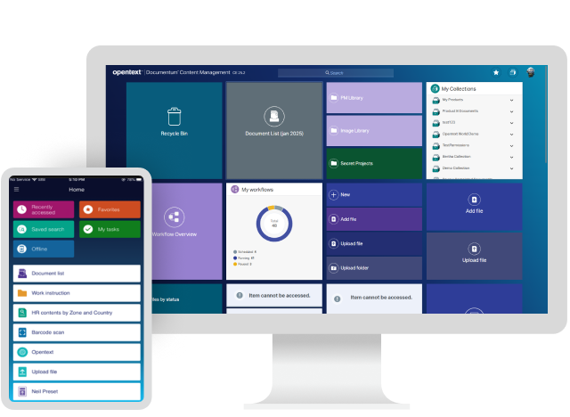 OpenText Documentum Content Management UI
