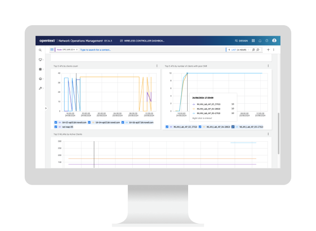 OpenText Network Node Manager on platform a computer