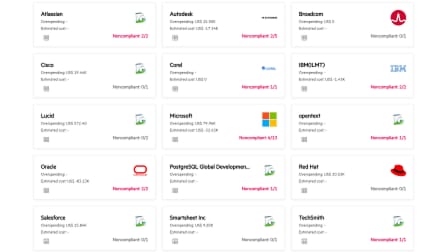 A screenshot of the OpenText Asset Management user interface.
