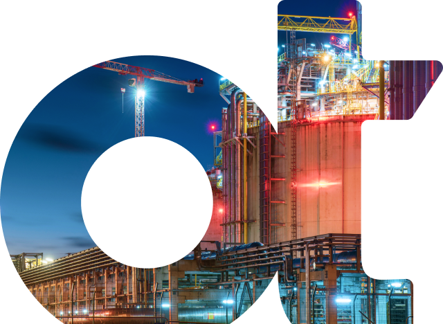 Image of ot watermark with energy production operations background