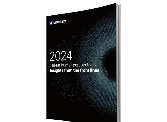 Front cover of 2024 Threat hunter perspectives: Insights from the front lines